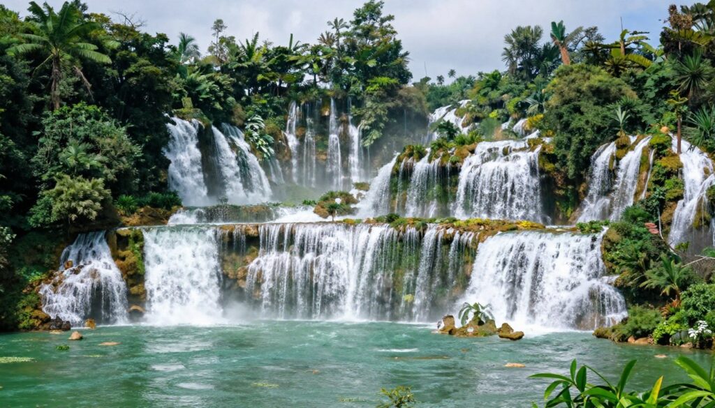 น้ำตกตาดฟาน สปป.ลาวใต้ เดินทางด้วยบริการเช่ารถตู้อุบล