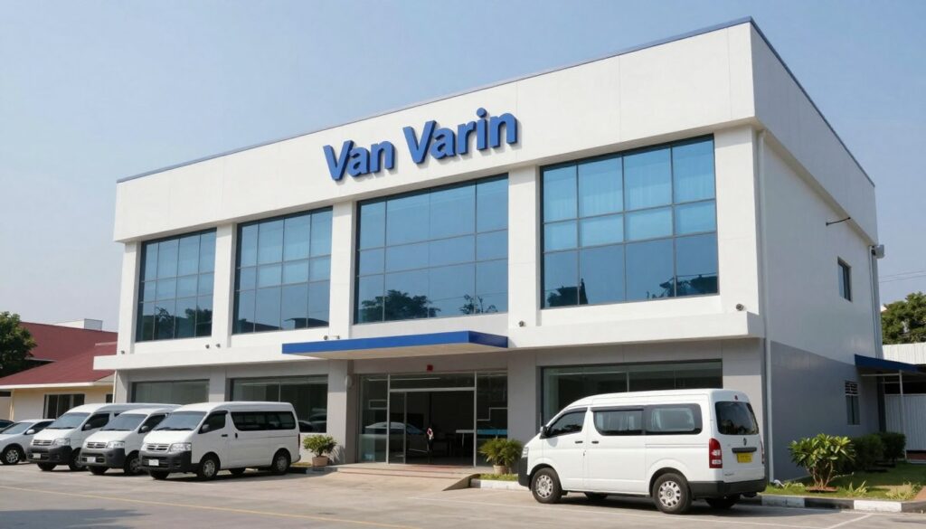 สำนักงานแวนวาริน บริการเช่ารถตู้อุบล